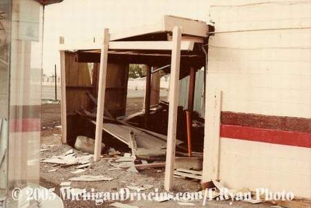 Ecorse Drive-In Theatre - Ecorse Tornado Damage July 1980 Courtesy Fryan (newer photo)